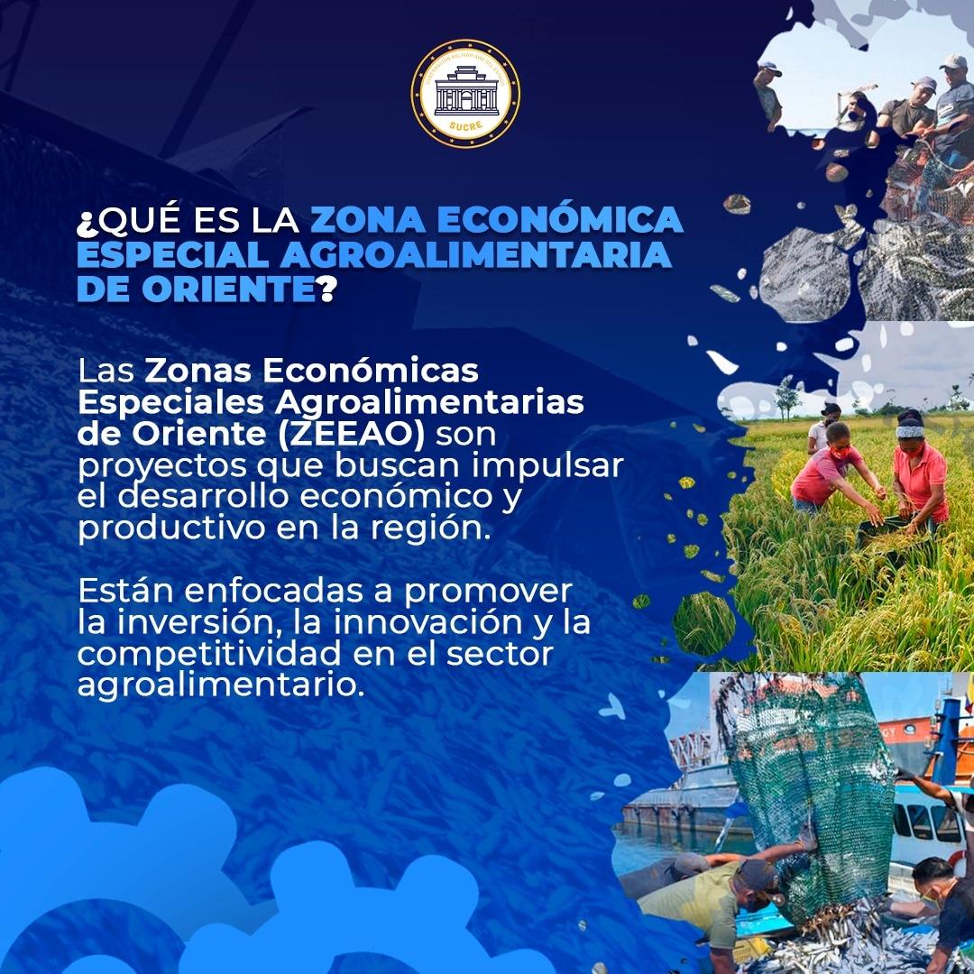 Nuestro estado #Sucre es una Zona Económica Especial Agroalimentaria por Excelencia y cuenta con innumerables potencialidades para destacar y garantizar el desarrollo económico sostenible y productivo de la nación. 

#AcuerdosDeUnión