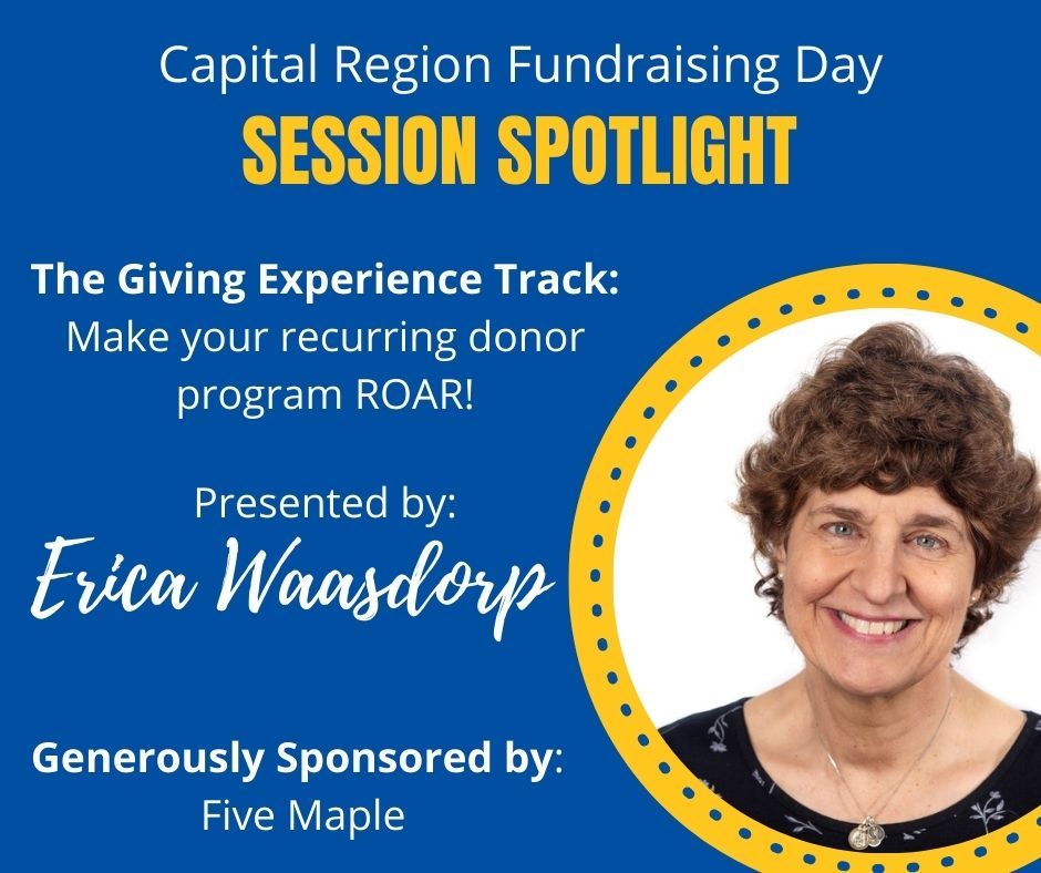 AFPHudsonMohawk's tweet photo. In challenging times, monthly donors are true lifesavers. They keep the lights on. They keep your mission going, no matter what happens in the world. Erica Waasdorp,  will show you how to do that. Register today and take advantage of Early Bird Pricing! https://t.co/ti78L8xRp8 https://t.co/K9yZPQ5COo