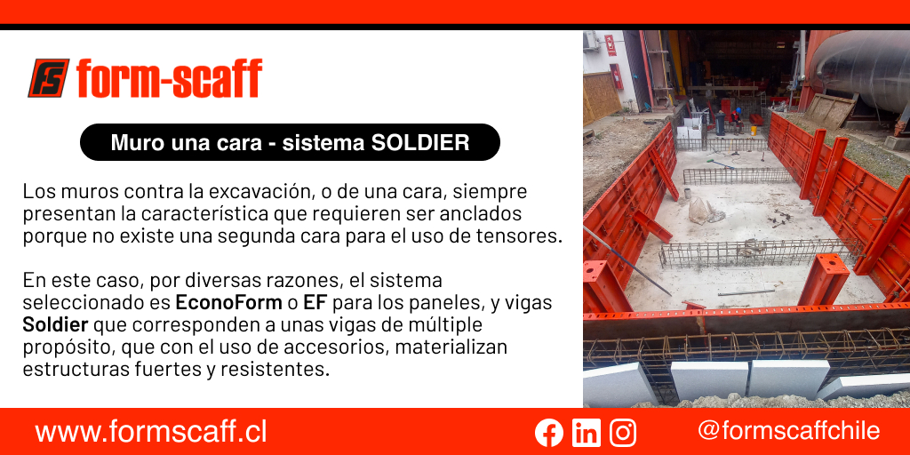 formscaffchile's tweet photo. Muros de una cara, un desafío. EconoForm / EF y Vigas Soldier: nuestra elección para estructuras sólidas. 💪🏗️ #Construcción #EconoForm #EF #VigasSoldier https://t.co/22TNg0a8Sb