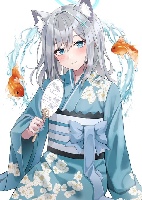 「金魚 髪飾り」のTwitter画像/イラスト(新着)