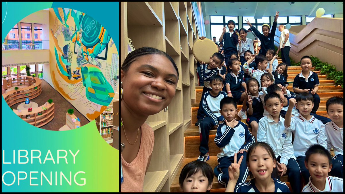 Happy Library Grand Opening #BASISWuhan! I'm so excited for our students to be able to explore reading for learning/personal enjoyment, and to dive into the joy of reading.  #Wuhan #HubeiProvince #ExpatInAsia #TeachingAbroad #Educator #Library #Bookworm 📚