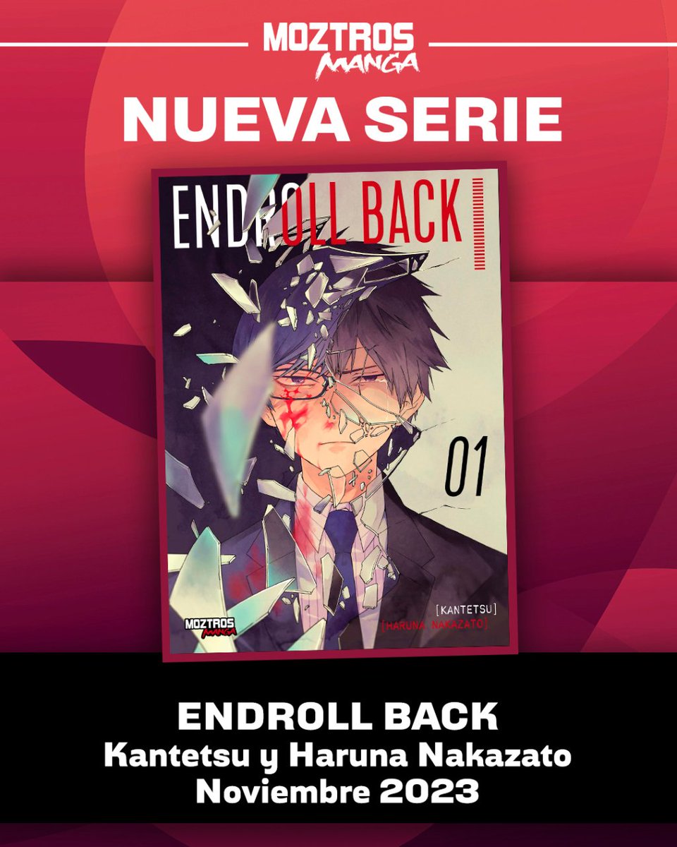 angyalmiron's tweet photo. 🔥Endroll back🔥

✅La editorial @EsMoztros licencia el manga #EndrollBack de Kantetsu y Haruna Nakazato 🤩

✅Obra de 3 tomos en formato B6 que saldrá a la venta el 2 de Noviembre a un precio de 9'90€ ⏪

✅Para futuras noticias, no olvidéis seguirnos en @PAkihabara 👈 https://t.co/c8MGhlDkts