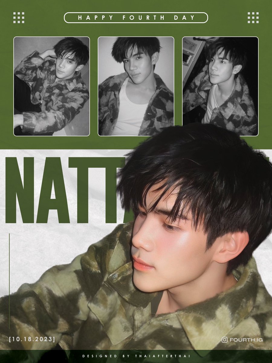 thaiafterthai's tweet photo. — ✳️ ʜᴀᴘᴘʏ ʙɪʀᴛʜᴅᴀʏ ғᴏᴜʀᴛʜ ✳️ —

        HAPPY 19TH FOURTH DAY
                       𝟙𝟘.𝟙𝟠.𝟚𝟘𝟘𝟜

—
[ @tawattannn ]
FOTFOT SPECIAL DAY
#19thHappyFOURTHDay
#Fourthnattawat 
#โฟร์ทณัฐวรรธน์ https://t.co/EwXNHa7ANU