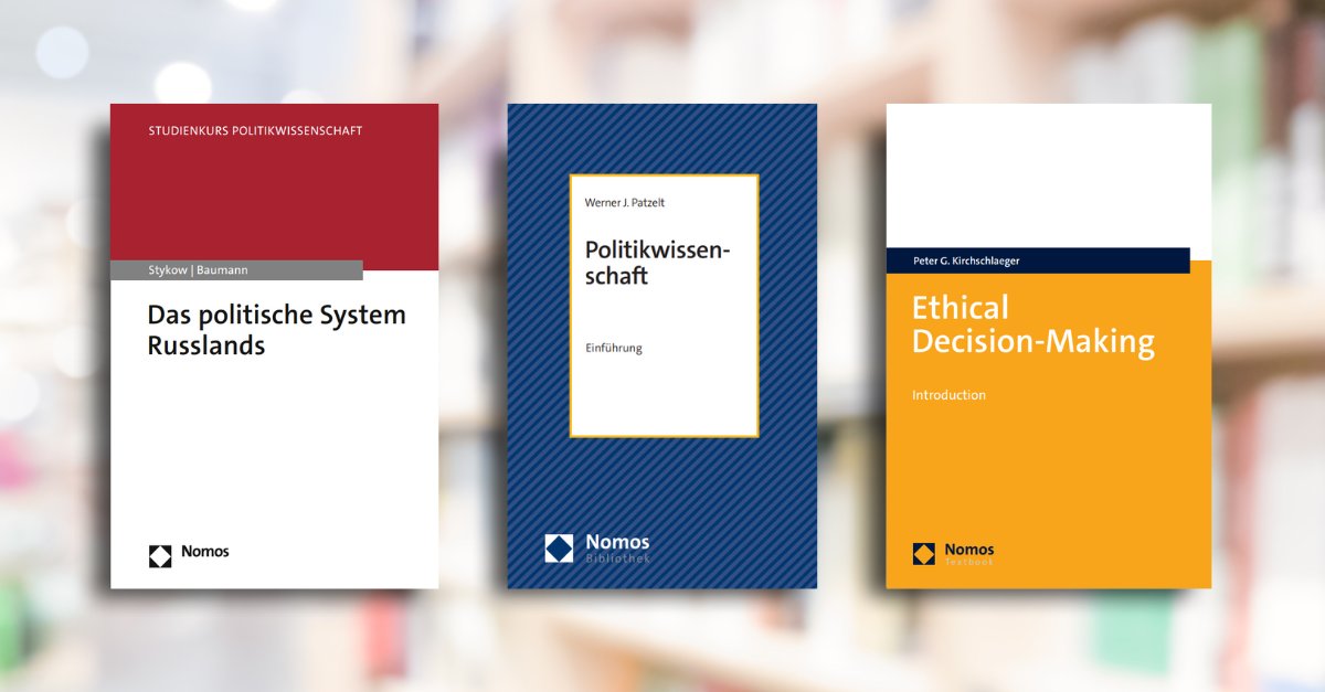 Zeit für eine Verlosung 🥳
Zum Beginn des #Wintersemesters verlosen wir drei unserer aktuellen Lehrbücher! Um an der #Verlosung teilzunehmen einfach den Beitrag retweeten und kommentieren, über welches der drei Bücher ihr euch freuen würdet! 📚

Teilnahme bis zum 22.10.