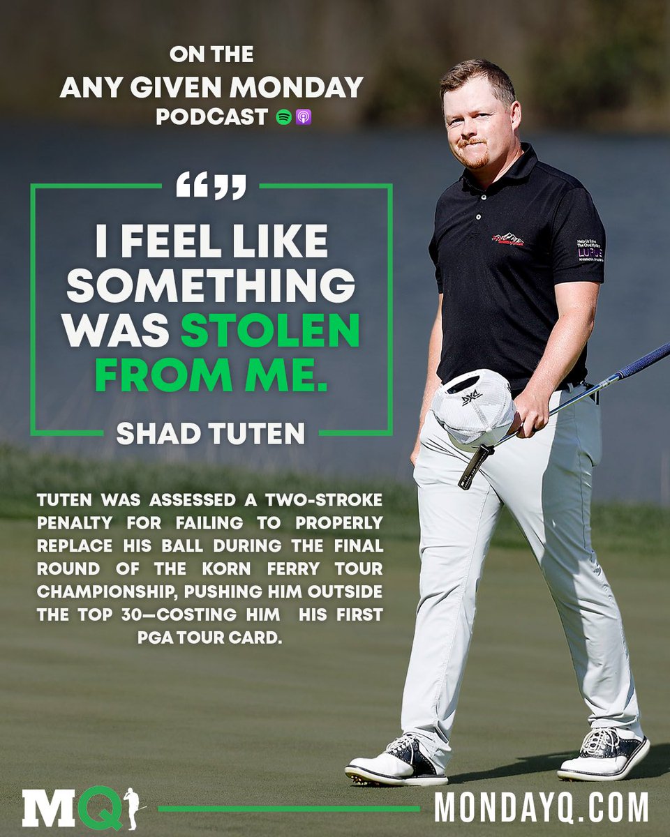 Shad Tuten lost his pga tour card because of 2cm. He walks us through how the penalty, why he doesn’t think it was right, what happened in the rules office and why it has motivated him like never before. 

AGM by <a href="/GOLFTEC/">GOLFTEC</a> 

A: bit.ly/45A5whE
S: bit.ly/46z6zQh