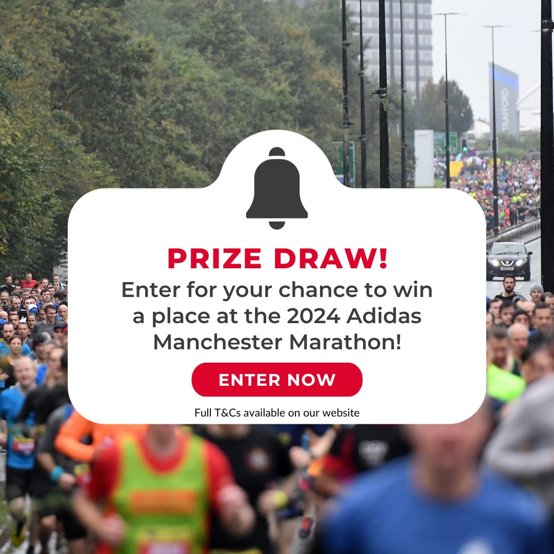 There are under 3 days left to enter our Manchester Marathon prize draw! 🤩 Enter for the chance to win 1 of 2 places to run next April on behalf of Mind, the mental health charity 🧠 Find out more, see the full T&Cs and enter the draw here ➡ bit.ly/ManComp23