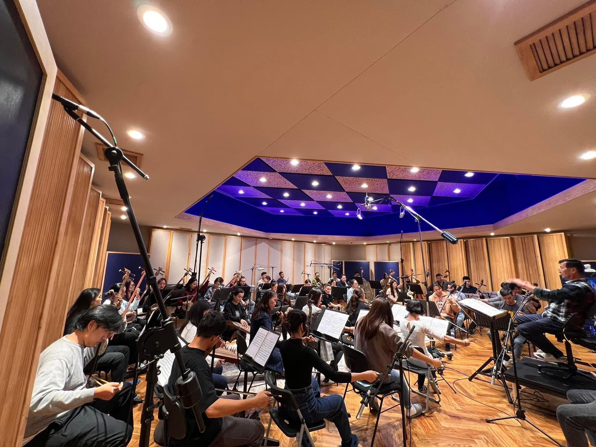 DorjsurenBold's tweet photo. Mongolian Grand National Orchestra
Э.Чойдог Монголын Сайхан Орон🇲🇳 киноны хөгжмийг 60н жилийн дараа
Монгол улсдаа #Bproduction #440Hzrecords хөгжмийн бичлэгийн ажлыг дэлхийн стандартын дагуу хийж гүйцэтгэж байна… https://t.co/VcHqrmhXIf