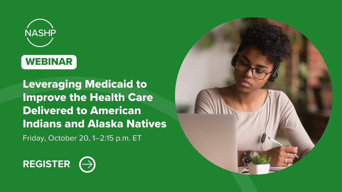 NASHPhealth's tweet photo. WEBINAR: Join us this Friday at 1 p.m ET to find out how state officials and Tribal leaders in #Arizona and #Washington state are partnering to improve the health care delivered to American Indians and Alaska Natives.

Learn more and register: https://t.co/CLK1nuycRq https://t.co/mWMKYxnom7