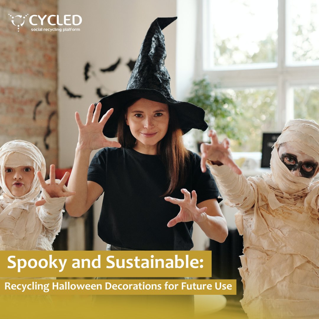 cycledtech's tweet image. Embrace a greener Halloween this year by learning how to recycle your decorations while saving money. 

Read our latest blog post to learn more:
🔗 - cycled.no/spooky-and-sus…

#SustainableSpooky #EcoHalloween #GreenDecorations #SaveMoney