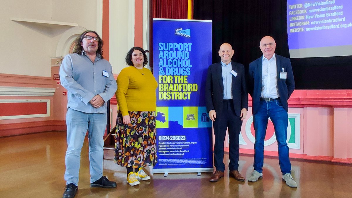 Humankind_UK's tweet photo. Thank you to everyone who attend @NewVisionBradford's launch event in Saltaire yesterday to learn all about the partnership and the vital work our teams across the #Bradford District are undertaking to support people with their alcohol and drug use. #MakingBetterTogether https://t.co/wRetVdPt0e
