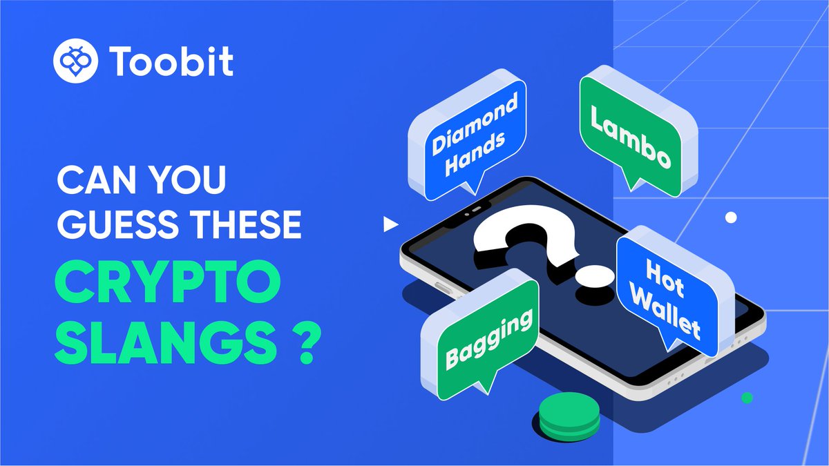 Toobit_official's tweet photo. Guess the crypto lingo! Are you a pro at holding or bagging? ๐ค๐
#DiamondHands #Bagging #Lambo #Hotwallet #cryptoslangs https://t.co/hYmMPLjKxT