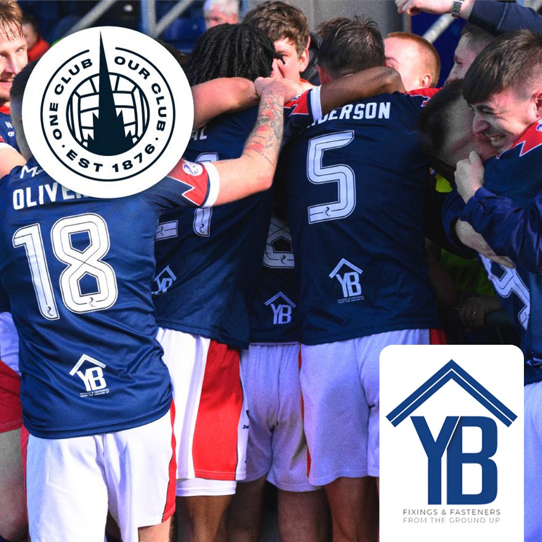 YB are so proud to be sponsoring Falkirk FC who are having an amazing season this year within the Scottish League. Falkirk have their match against Stirling Albion on Saturday at 3pm and the YB team will be watching and cheering them on.

 #YBFixings #fromthegroundup #falkirkfc