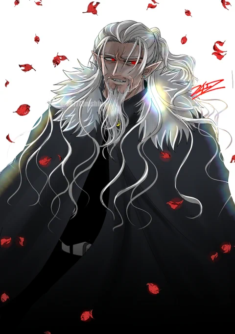 #おじさんをいっぱい流すTL紅葉とコートとおじさんイラストまとめ 