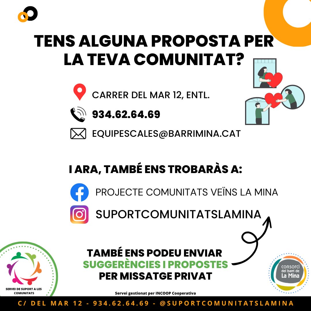 petites acions que fan possible una bona convivència 😎🤝🚮🧹

<a href="/incoopserveis/">Cooperativa Incoop</a> <a href="/ConsorciMina/">Consorci del barri de la Mina</a>