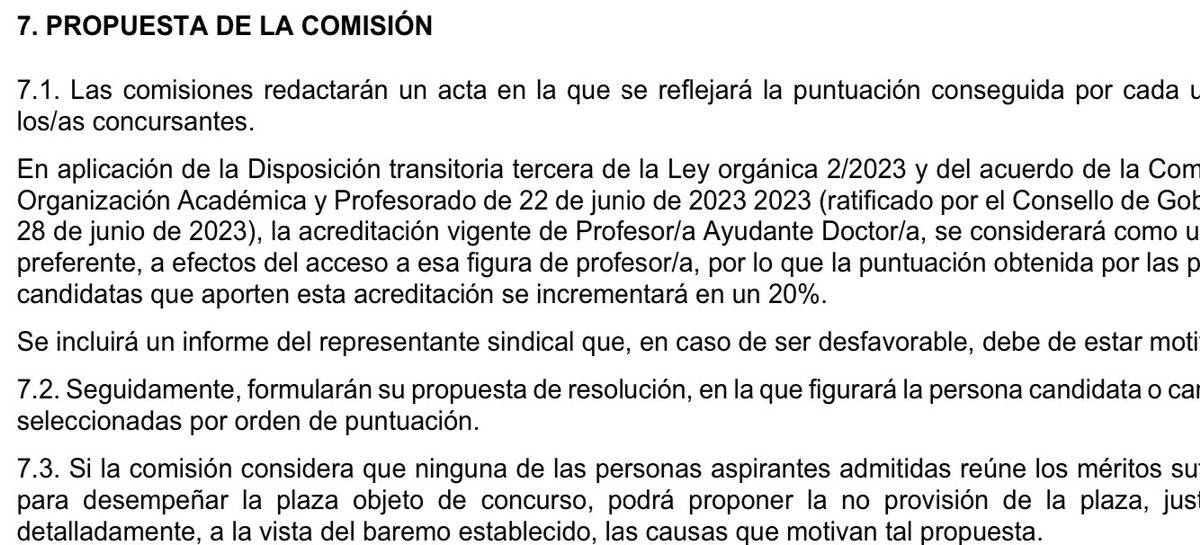 OIntegridadEsp's tweet photo. @EspanaPdi gracias por tu transparencia y trabajo para publicar plazas en universidad.
Añadimos algunas imágenes de las variaciones que hay respecto al #MeritoPreferente de estar acreditado a #PAD, aunque ya no se pueda por 4 años gracias a la #LOSU
1 punto, 5%, 20%… 👇🏾 https://t.co/TP9znNI7gd