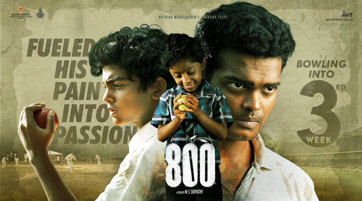 MovieTrain (@movietrainmp) on Twitter photo The Fall & Rise of a Warrior.
#800TheMovie | Book your tickets 🎟
ticketnew.com/movies/800-the…
in.bookmyshow.com/chennai/movies…
#MuthiahMuralidaran #MSSripathy #MadhurrMittal #Biopic <a href="/Murali_800/">Muthiah Muralidaran</a> <a href="/GhibranVaibodha/">Ghibran Vaibodha</a> <a href="/Mahima_Nambiar/">Mahima Nambiar</a> <a href="/RDRajasekar/">RDRajasekarISC</a> <a href="/Cinemainmygenes/">Editor PraveenKl</a> <a href="/VivekRangachari/">Vivek Rangachari</a> The Fall & Rise of a Warrior.
#800TheMovie | Book your tickets 🎟
ticketnew.com/movies/800-the…
in.bookmyshow.com/chennai/movies…
#MuthiahMuralidaran #MSSripathy #MadhurrMittal #Biopic <a href="/Murali_800/">Muthiah Muralidaran</a> <a href="/GhibranVaibodha/">Ghibran Vaibodha</a> <a href="/Mahima_Nambiar/">Mahima Nambiar</a> <a href="/RDRajasekar/">RDRajasekarISC</a> <a href="/Cinemainmygenes/">Editor PraveenKl</a> <a href="/VivekRangachari/">Vivek Rangachari</a>
