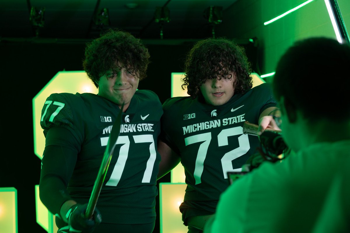 MercerLuniewski's tweet photo. Cannot wait to be back home with twin this weekend!! @MSU_Football @CoachCKap @CoachLail @cluniewski78 @CHCAFootball @kingsboro02 @KillopOn3 https://t.co/uInUBVpbfG