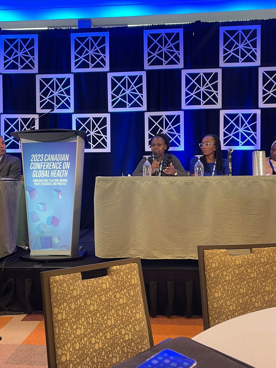 AKUCoEWCHEA's tweet photo. The WHEELER team never disappoints! An impactful presentation it was by project PI, Eva Lang'at @LangatEva on the @IDRC_CRDI panel at the 2023 Canadian Conference on Global Health in Ottawa, Canada. Also representing is Dr Elsabe du Plessis and Dr Bilali Mazoya.

#CCGH #WomenRise https://t.co/6DMFPLLjxz