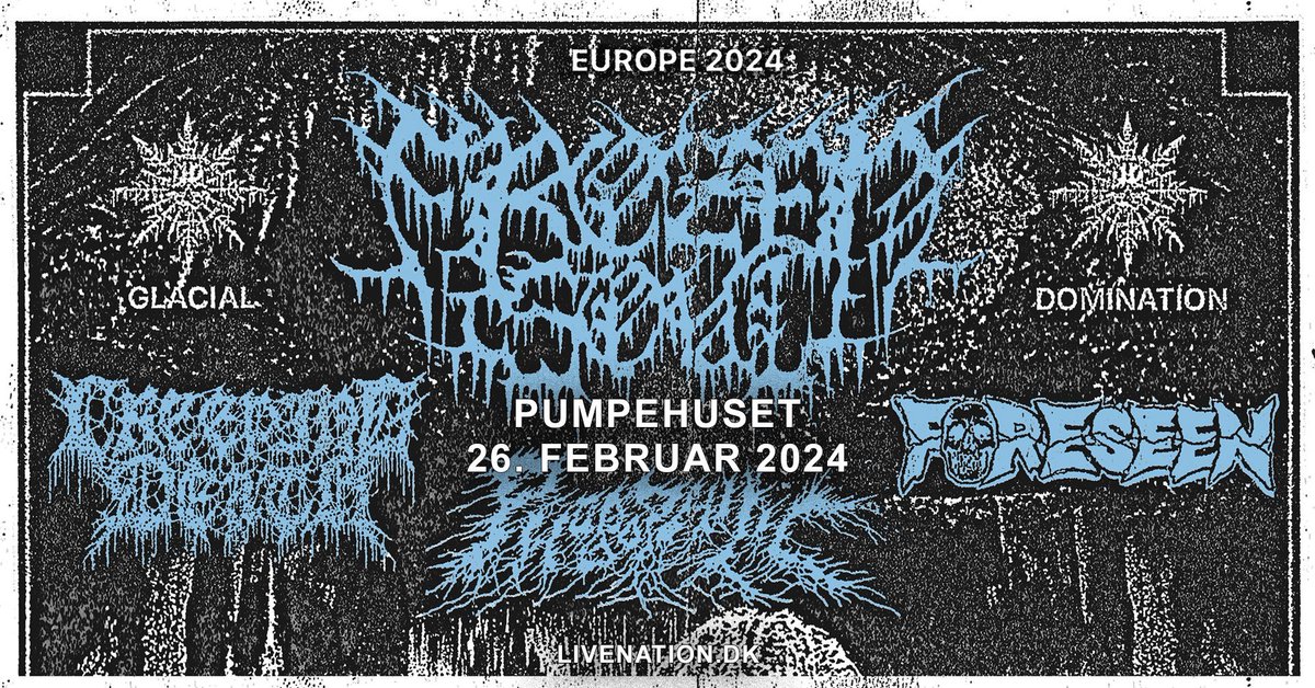 rockfreaksnet's tweet image. JUST IN: @Frozensoultx will play at @pumpehuset in Copenhagen in late February next year, with @CreepingDeathtx, #Foreseen and @phobophilic_ set to provide support. For more information, see this news story on our website: rockfreaks.net/news/44916