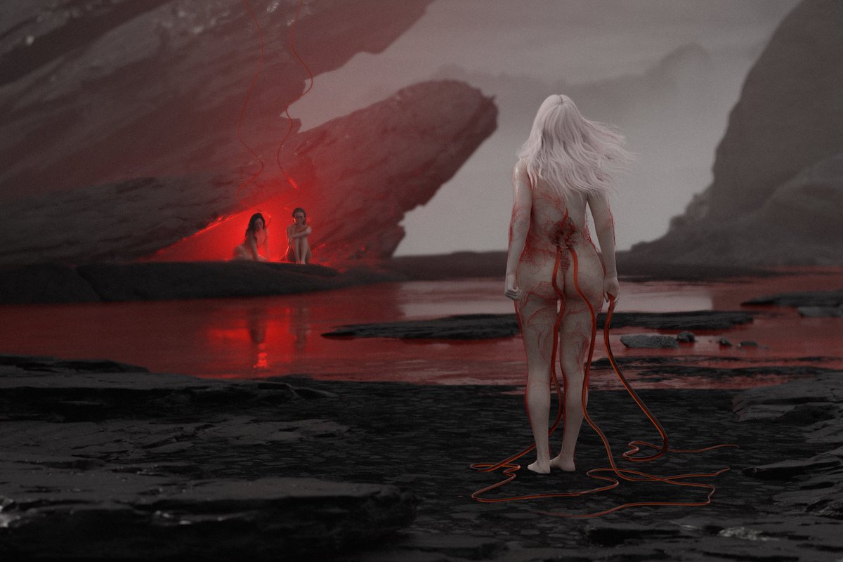 “alone together” now on foundation.

first artwork in my new collection “tales from the other side”.

0.16 reserve. https://t.co/I9bDz99c9Z