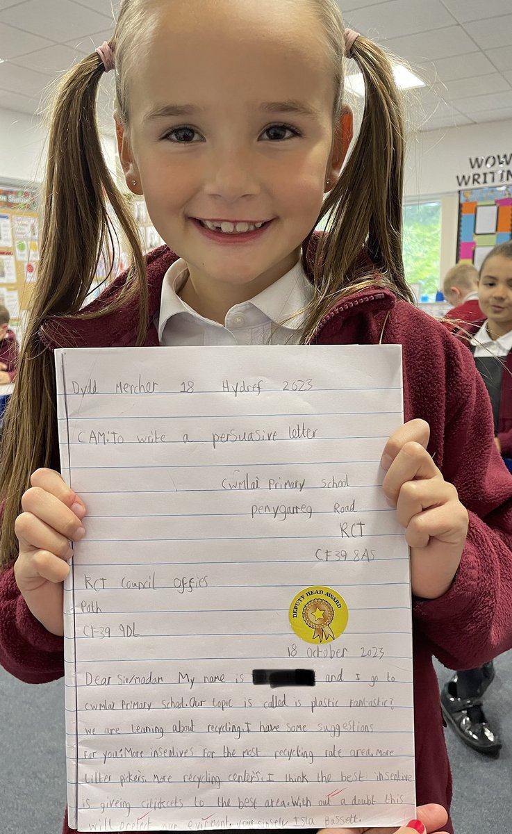 Mrs John (@john_charl) on Twitter photo Year 3 have worked hard writing letters to <a href="/RCT/">Royal Collection Trust</a> council this morning. They have come up with some great suggestions to improve recycling in our local area. 👏🏻 #recycle #ourcommunity @RCTcouncil <a href="/cwmlai/">Cwmlai Primary</a> Year 3 have worked hard writing letters to <a href="/RCT/">Royal Collection Trust</a> council this morning. They have come up with some great suggestions to improve recycling in our local area. 👏🏻 #recycle #ourcommunity @RCTcouncil <a href="/cwmlai/">Cwmlai Primary</a>