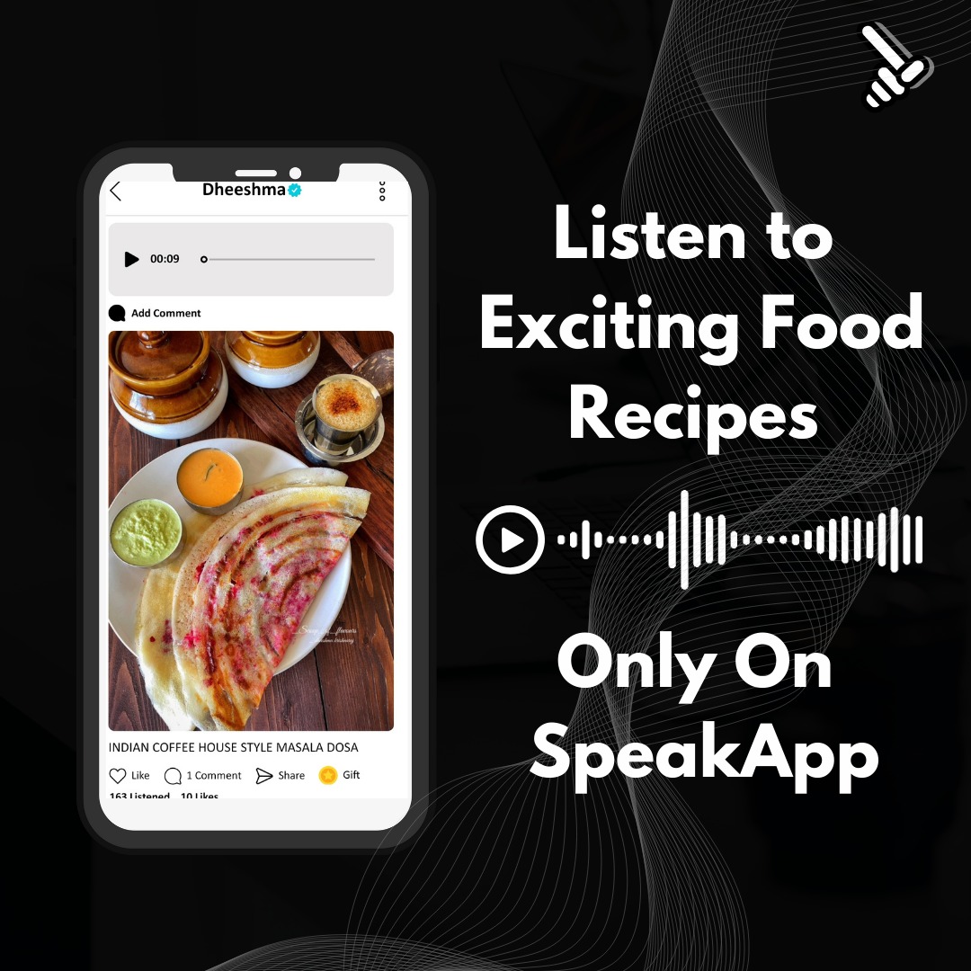 _speakapp's tweet photo. Food Stories
Food Recipes
And 
Everything Food

Listen to thousands of creators on SpeakApp

#SpeakApp 
#audio 
#podcasts 
#socialmedia https://t.co/35GlG2X88j