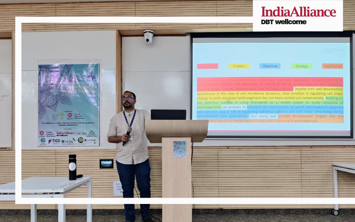 DBT/WT India Alliance (@india_alliance) on Twitter photo #IndiaAlliance at NPDS 2023
An interactive session on 'Writing an effective Grant Proposal' session by Dr Soumya Kanti Ghosh, Grants Adviser, DBT/Wellcome Trust India Alliance at 6th National Post Doctoral Symposium (<a href="/NpdsPost/">National Post Doctoral Symposium India</a>) at @AshokaUniversity
#NPDS2023 #IndiaAlliance at NPDS 2023
An interactive session on 'Writing an effective Grant Proposal' session by Dr Soumya Kanti Ghosh, Grants Adviser, DBT/Wellcome Trust India Alliance at 6th National Post Doctoral Symposium (<a href="/NpdsPost/">National Post Doctoral Symposium India</a>) at @AshokaUniversity
#NPDS2023