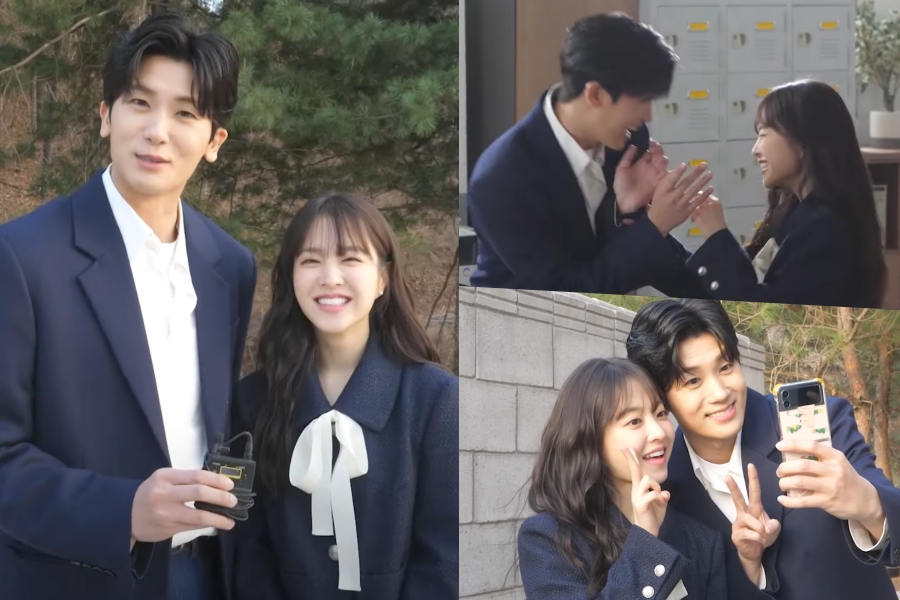 soompi's tweet photo. WATCH: #ParkHyungSik And #ParkBoYoung Are As Lovey-Dovey As Ever In “#StrongGirlNamsoon” Cameo Behind The Scenes
https://t.co/8GQRJs8EUT https://t.co/zkYW4aHVad