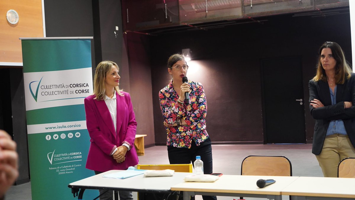 Tous les collèges et lycées de Corse seront équipés ce trimestre d’un distributeur de protections menstruelles jetables gratuites. Ani prisintatu l’uparazioni di lotta contr’ à a pricariità minstruali <a href="/LucianiAntonia/">Antonia Luciani</a> è @LaudaGuidicelli
isula.corsica/Lutte-contre-l…