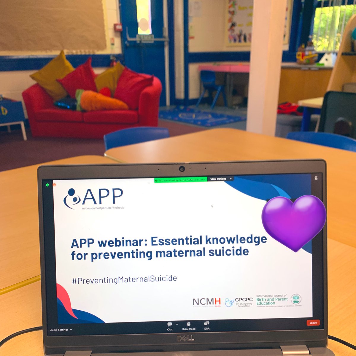 It’s so important to educate ourselves on #PostpartumPsychosis 
Be brave, ask questions and reach out 🫂 

This was such a wonderful lunch time webinar with a wealth of free and important information 💜 @ActionOnPP 👏🌟
