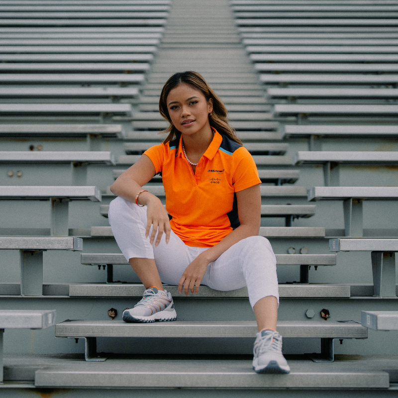 McLarenF1's tweet photo. Our newest recruit! 🙌

F1 Academy race winner @RacerBia has joined our Driver Development programme! 🧡 She'll continue to race in @F1Academy in 2024! 👊
