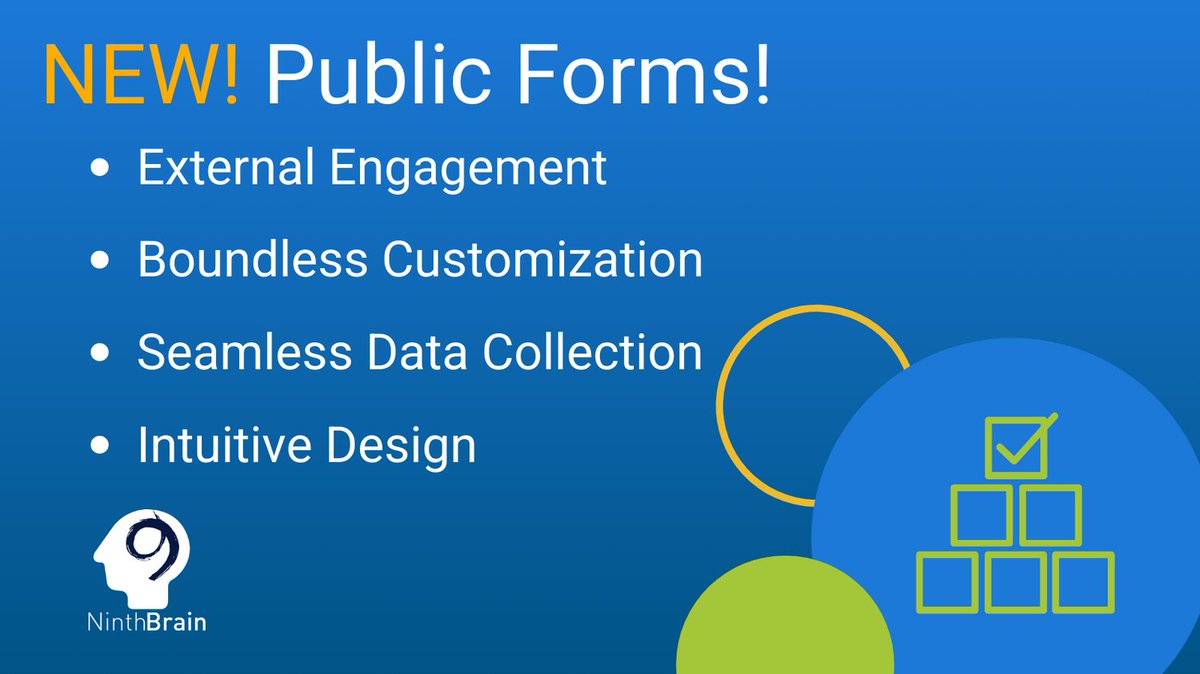 Attention Ninth Brain Clients with the Forms Module! 🚀 Explore the new Public Forms feature to gather invaluable insights from external users via a simple URL link. Ideal for applications, surveys, and more! #PublicForms #NinthBrain