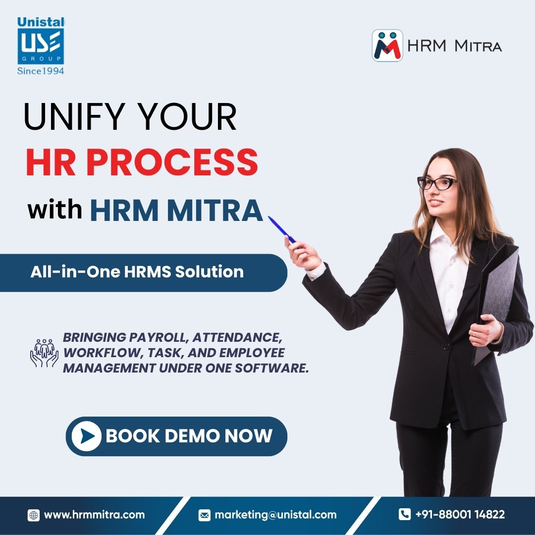 hrmmitra's tweet image. HRM Mitra is an all-in-one HRMS solution that helps manage all HR processes within one software.

Book a demo now: hrmmitra.com/book-demo

#HRMS #HRMSsoftwarefeatures #BestHRsoftware #hrsoftware #hrmssoftware #productivityBoost #hr #unistal #unistalglobal #hrmmitra