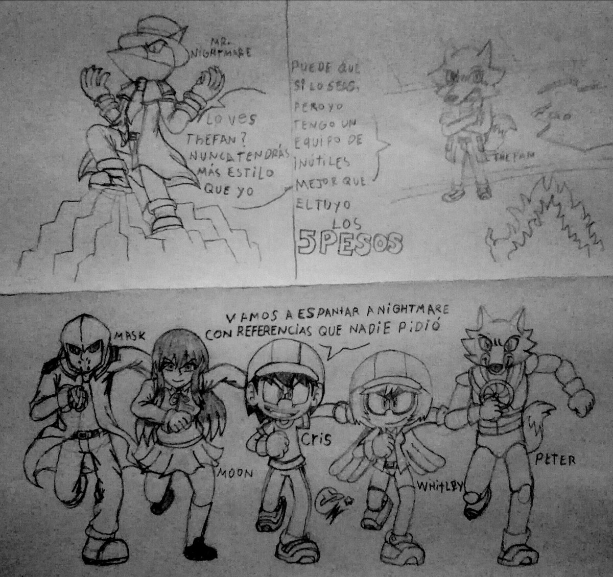 ProyectSNC's tweet image. Muy bien, mejor tarde y medio mal hecho que nunca, al menos hasta que consiga un nuevo teléfono, aqui un pequeño comic que hice en honor para uno de nuestro equipo que cumple años el día de hoy, felicitaciones a nuestro amigo peter aunque no tiene twitter XD