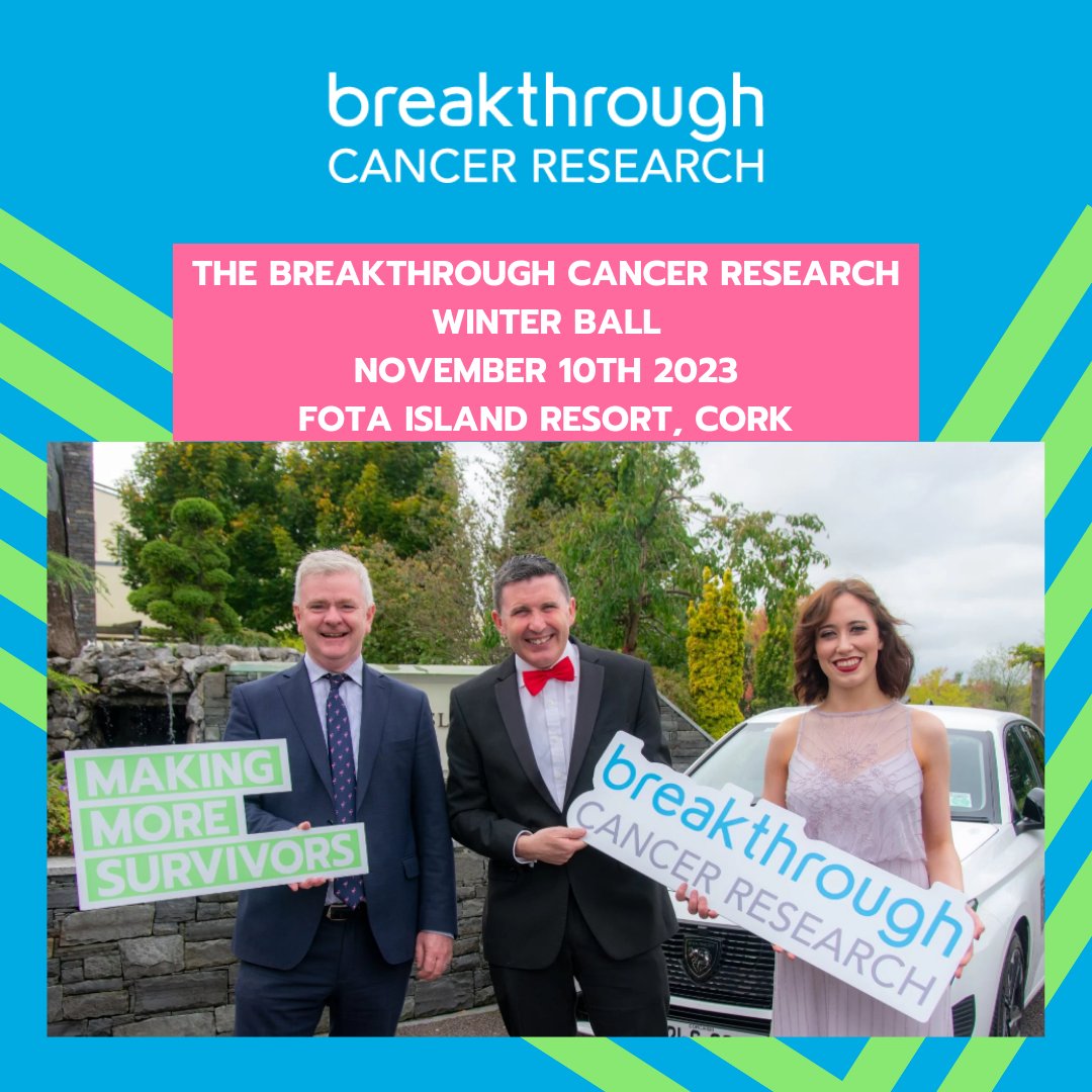 Final calls to book your tickets to the Breakthrough Cancer Research Winter Ball! Happening on Friday, November 10th, 2023 at the stunning @FotaIsland it promises to be a night to remember! Get your tickets here: breakthroughcancerresearch.ie/event/winter-b… #BreakthroughCancerResearch
