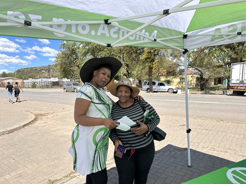 AtholT's tweet photo. ActionSA is canvassing and recruiting in Lady Frere/Emalahleni and once again the reception is overwhelming @HermanMashaba https://t.co/8f1cc8Wp4Q