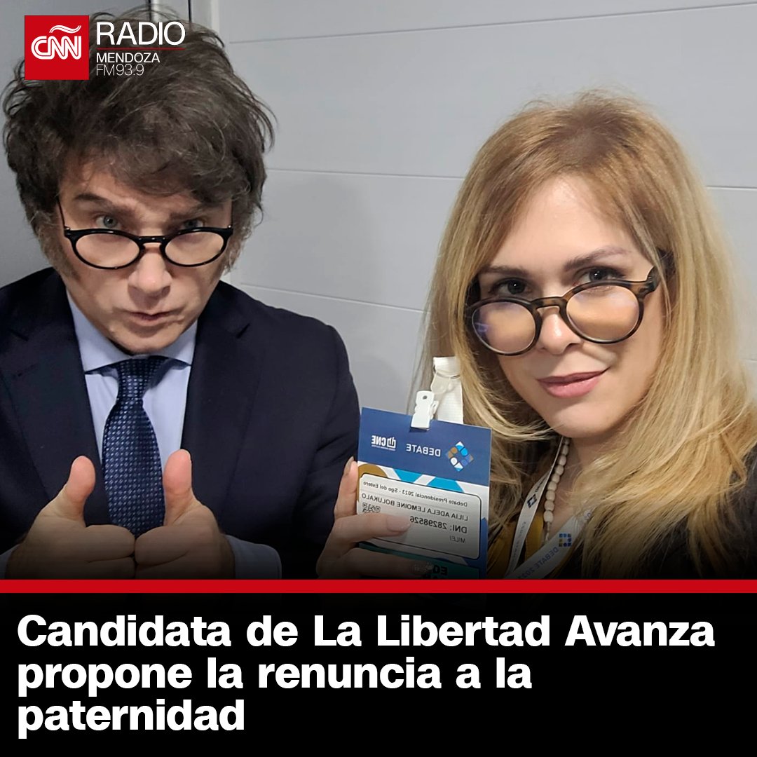 Durante una entrevista en Neura Media, Lilia Lemoine, candidata a diputada por LLA, adelantó que su primer proyecto será la renuncia de la paternidad.

Además, propuso que la madre tendrá 15 días para comunicarle al padre del embarazo, para ver si se hará cargo o no.