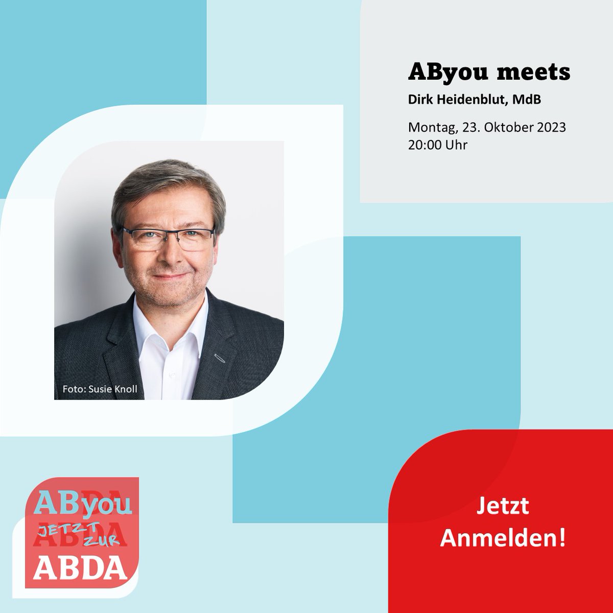 AByou_de's tweet photo. Am 23.10.2023 sprechen wir im Rahmen unseres Gesprächsformates 🗣️„AByou meets“ mit dem Bundestagsabgeordneten Dirk Heidenblut, @spdbt Alle Interessenten sind herzlich zur Teilnahme eingeladen. Wir freuen uns auf ein tolles Gespräch.

Anmeldung unter: https://t.co/AkWCktEufI https://t.co/ROqgI0Nn9l