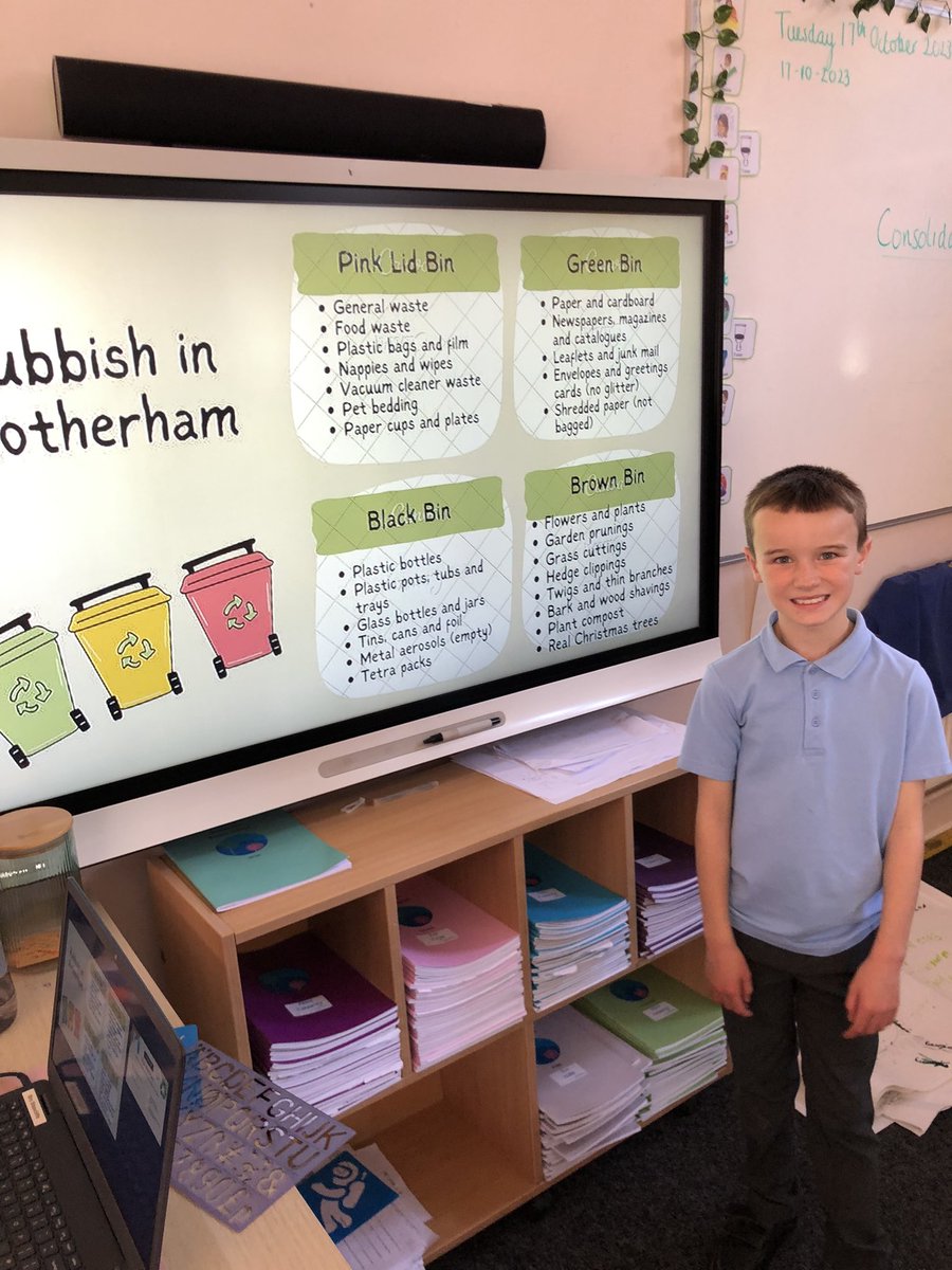 Well done student council for teaching 4C about recycling. 4C you were very knowledgeable ♻️ <a href="/recycle_now/">Recycle Now</a> #recyclingweek2023