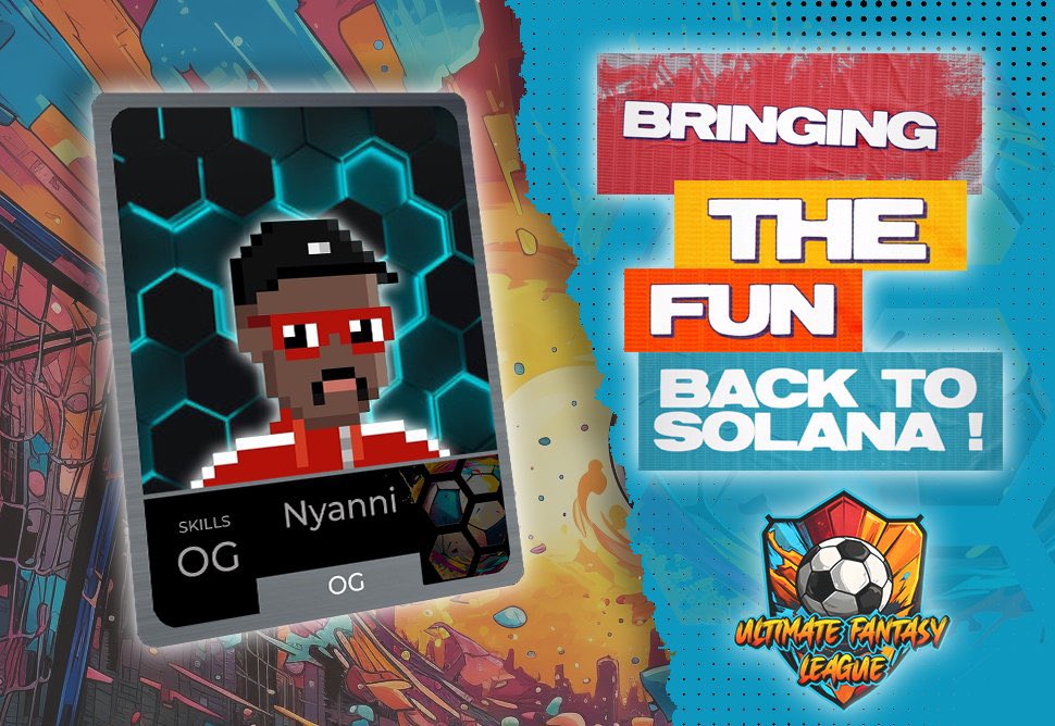 Nyanni237's tweet image. as a maxi of the beautiful game (⚽️) genuinely excited to come across a project centred around the fun of that so i can utilise my tactical expertise - OG of @ufl_sol 🫡