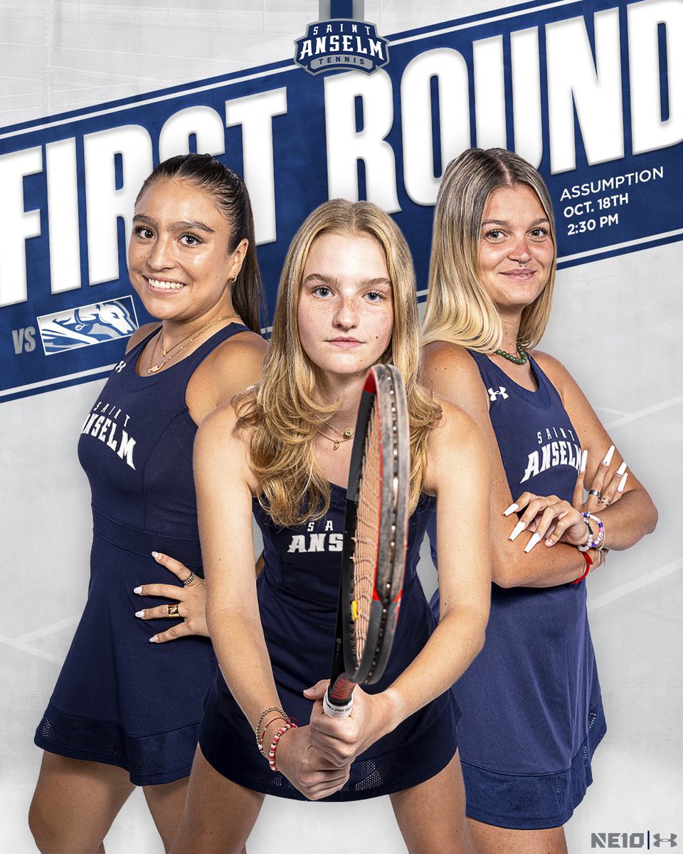 STAHawksWTen's tweet photo. NE10 Postseason Play Starts Today! 
 
🆚Assumption University 
📍Worcester, Mass. 
⌚️2:30 PM
🏟️Assumption Tennis Courts 

#HawksSoarHigher https://t.co/TqZIBZGA2L