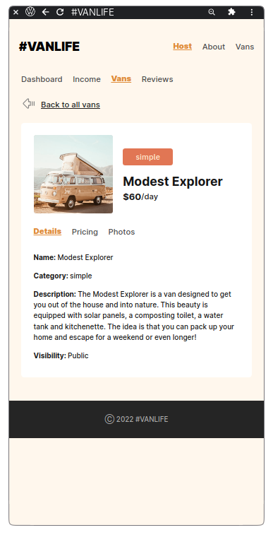 Mark_McCoder's tweet image. Day 26 - 28 :
Hey-o! I just used @netlify to deploy a React project to the World Wide Web 🎉
It's a travel van rental app I've been building while following @scrimba's Advanced React course.
Check out how it's coming along: mark-vanlife.netlify.app
#100DaysOfCode #React