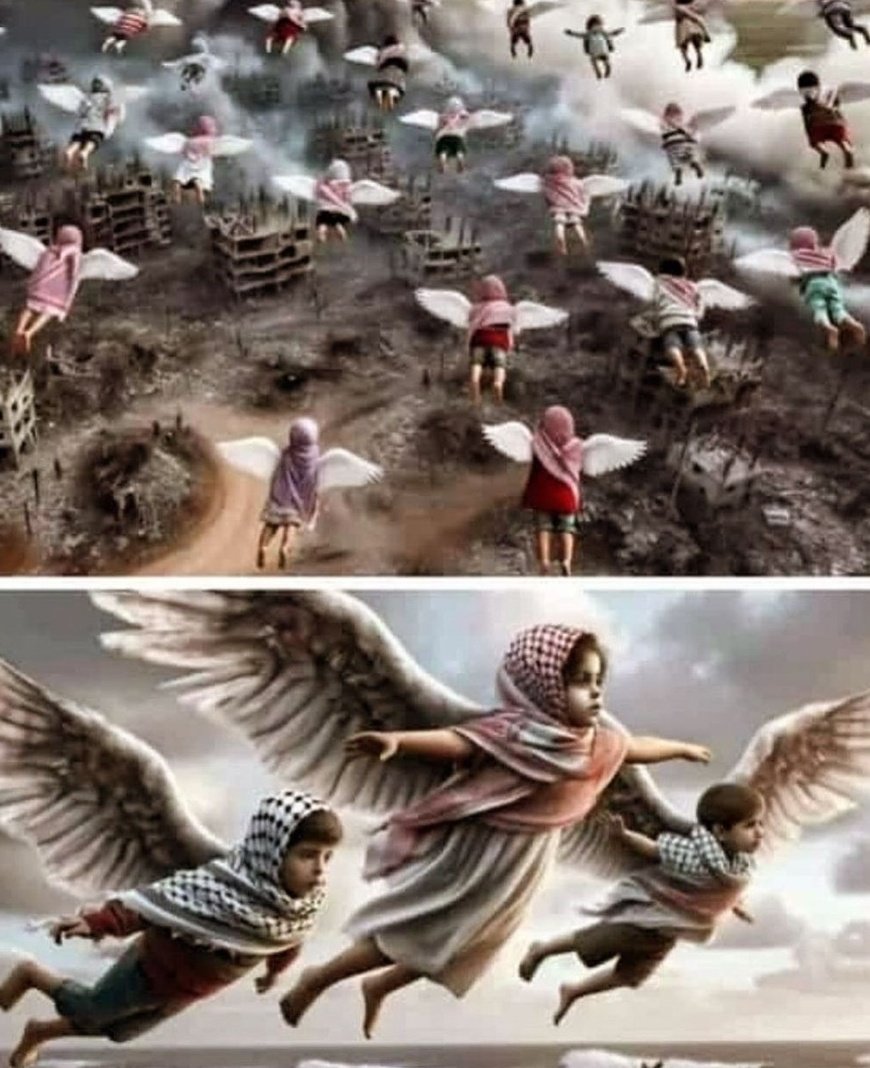 Çocukların öldüğü hiç bir dava haklı değildir...!#Filistin