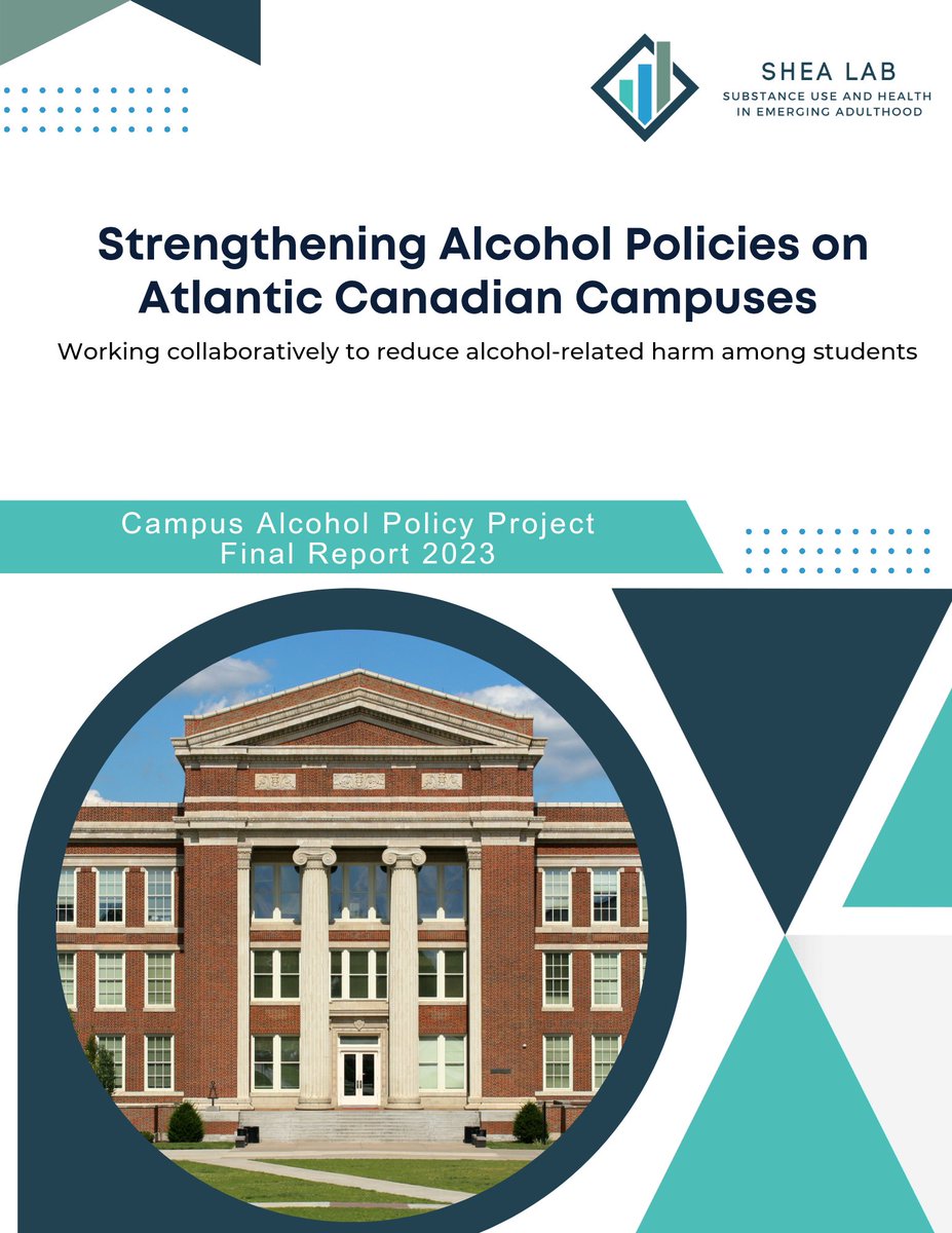 We released the full report and infographic on our Campus Alcohol Policy Project yesterday. Head over to our website to access a copy. shealab.ca #university #alcoholpolicy #bestpractice #harmreduction #atlanticcananda