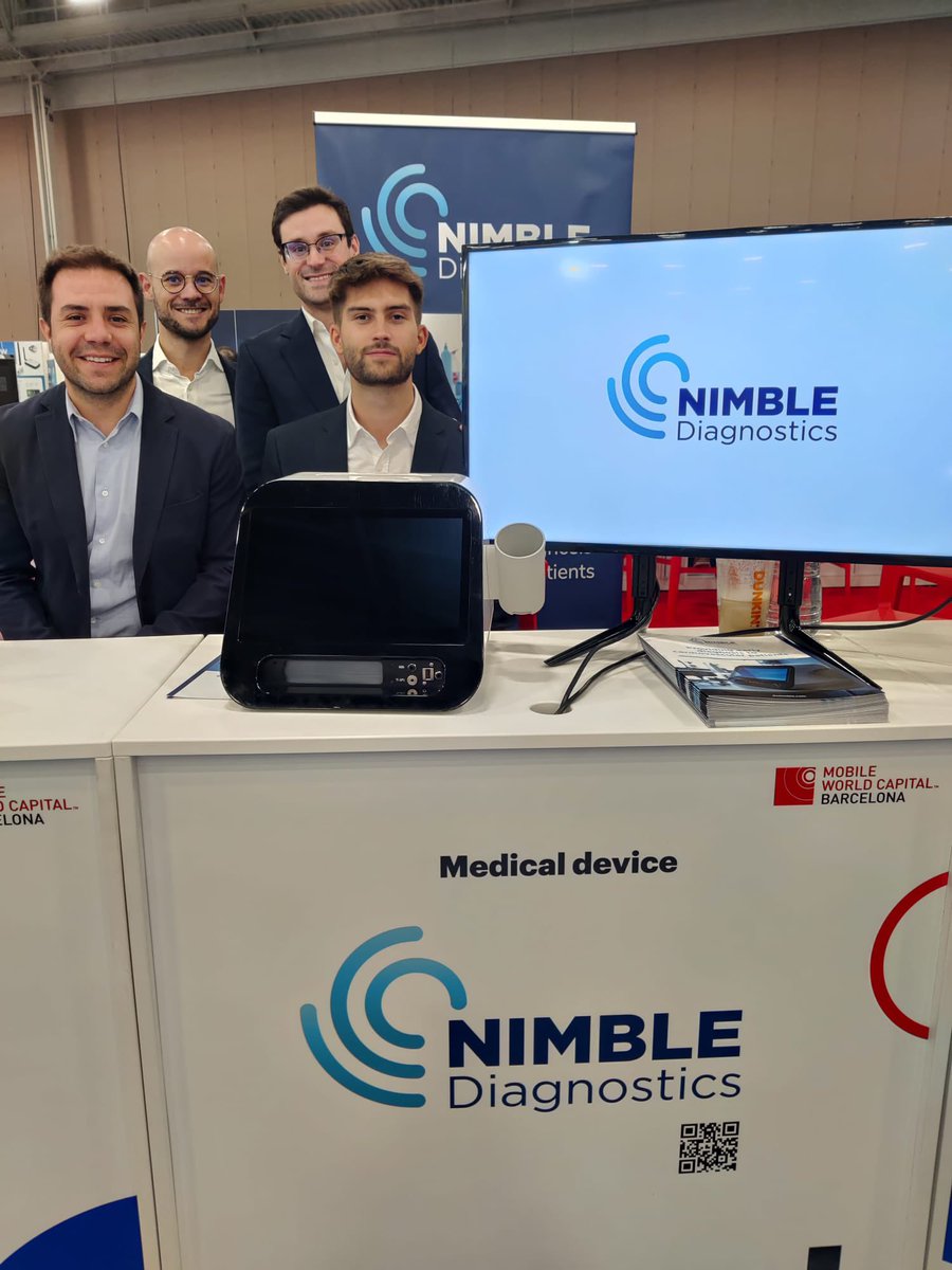 Our CEO and members of the NIMBLE Diagnostics team recently took a trip to #LasVegas to participate in the Mobile World Capital. Here we were able to demonstrate to our stakeholders the significant progress in our quest to make early #cardiovascular diagnosis accessible to all.