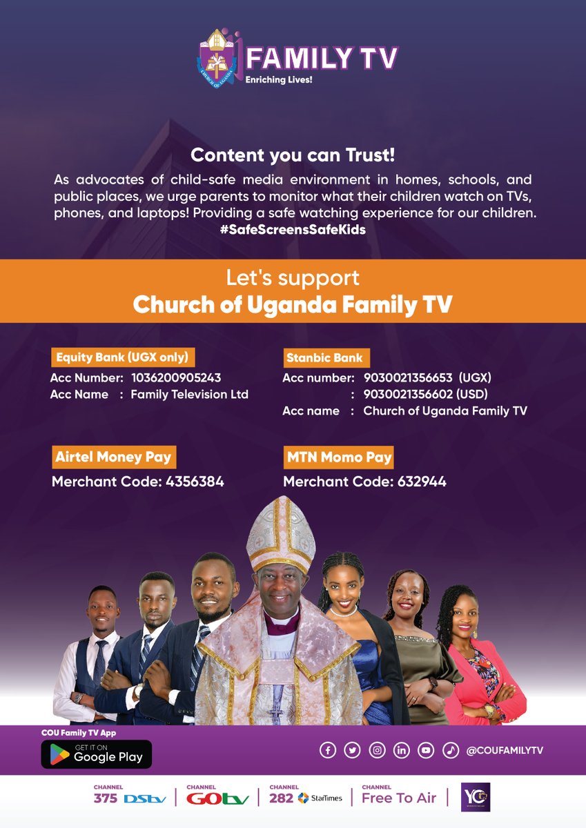 Your donation will greatly support the effort to continue bringing family friendly and enriching programs to the region.
#supportCOUFamilyTV #EnrichingLives