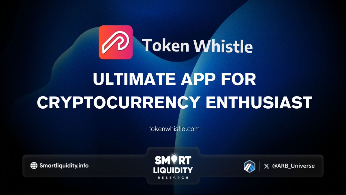 💥 @TokenWhistle ultimate APP for #cryptocurrency enthusiasts

💥Experience the advantages of profitable features, earn incentives, and establish connections with like-minded individuals

📌 Browse and search for new and popular tokens
📌 Earn tokens by unlocking a virtual vault