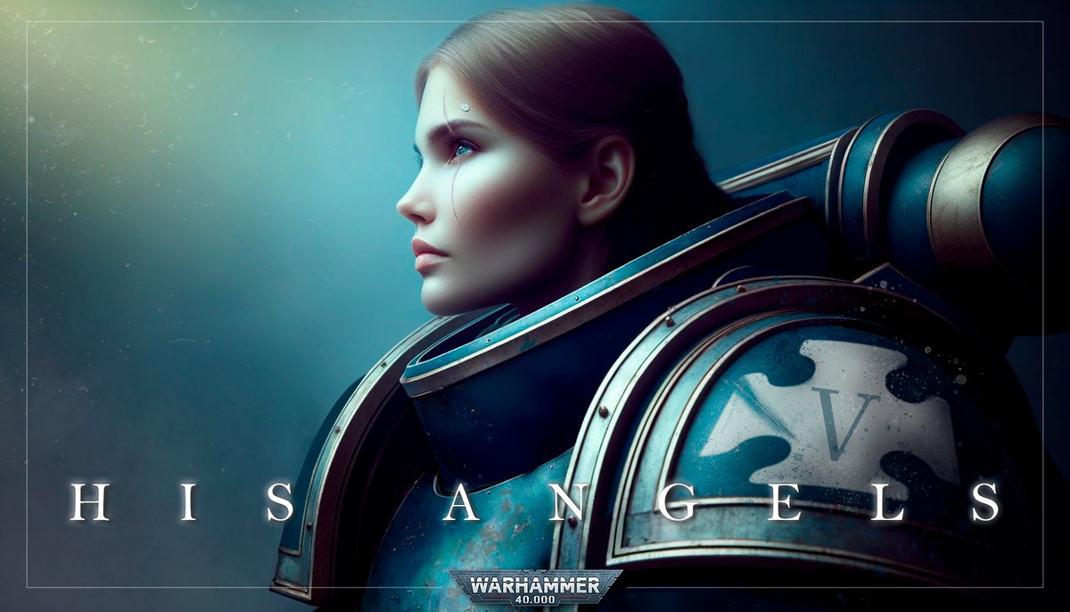 SiluroStudio's tweet image. Back in my day, the images that stirred controversy were, I don't know,  Madonna's book or the album cover of Rage Against the Machine. These days,  if you want to watch the world burn, you just have to post a female space marine partially crafted with AI. 
#warhammer40k #40k