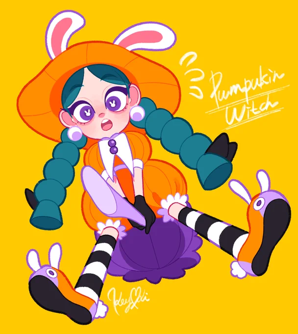 Pumpkin Witch #illust #illustration #イラスト