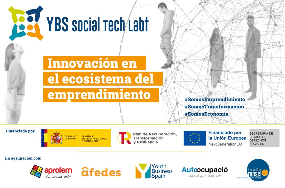 Youth Business Spain (@ybspain) on Twitter photo 📣Mañana presentamos en el #Metaverso 'YBS Social Tech Labt. Un proyecto junto a <a href="/Afedes/">Asociación Afedes</a>, @Aprofemorg, <a href="/autoocupacio/">Autoocupació</a> y <a href="/fundacionronsel/">fundación ronsel</a>, cofinanciado por la #UniónEuropea, el <a href="/MSocialGob/">Ministerio de Derechos Sociales, Consumo y A2030</a> y el <a href="/P_Recuperacion/">Plan de Recuperación</a> que implica un gran paso hacia el uso responsable de la #tecnología. 📣Mañana presentamos en el #Metaverso 'YBS Social Tech Labt. Un proyecto junto a <a href="/Afedes/">Asociación Afedes</a>, @Aprofemorg, <a href="/autoocupacio/">Autoocupació</a> y <a href="/fundacionronsel/">fundación ronsel</a>, cofinanciado por la #UniónEuropea, el <a href="/MSocialGob/">Ministerio de Derechos Sociales, Consumo y A2030</a> y el <a href="/P_Recuperacion/">Plan de Recuperación</a> que implica un gran paso hacia el uso responsable de la #tecnología.